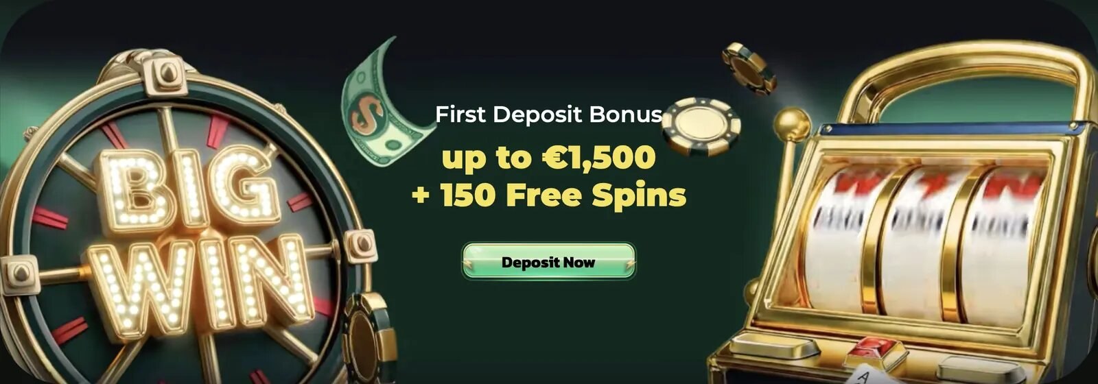 Winbeatz Casino Willkommensbonus bis zu 1.500 Euro und 150&nbsp;Freispiele auf die erste Einzahlung